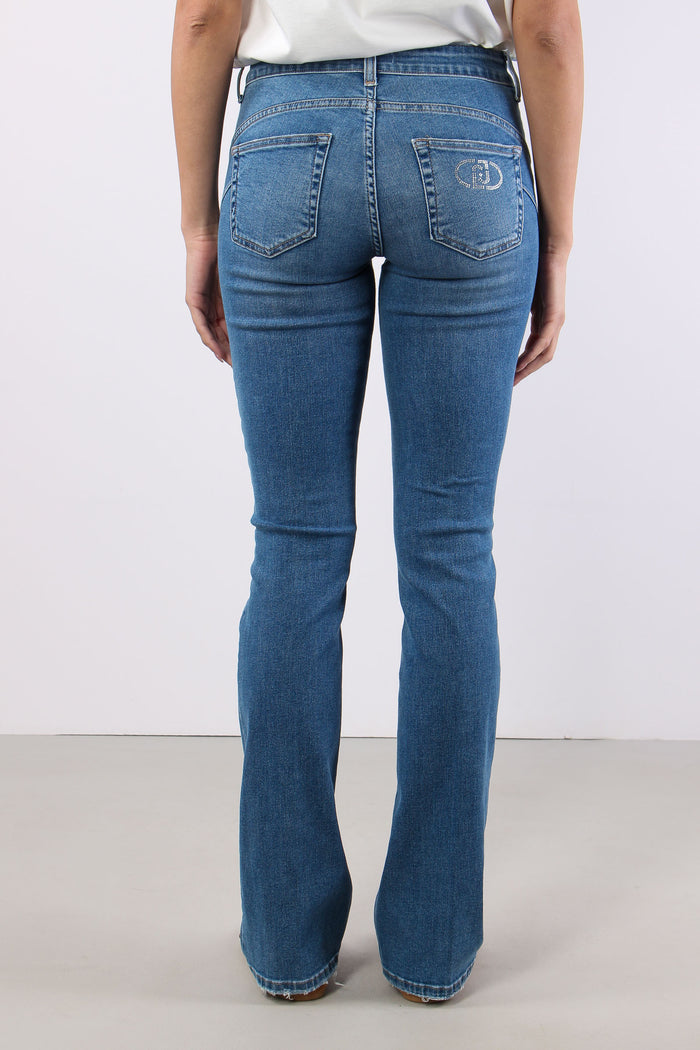 Jeans Repot Regular Denim Medio-5