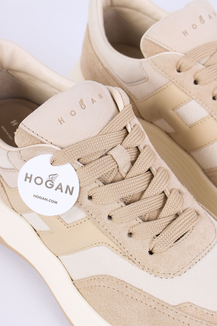 Sneaker Platform Scamosciata Avorio/beige-4