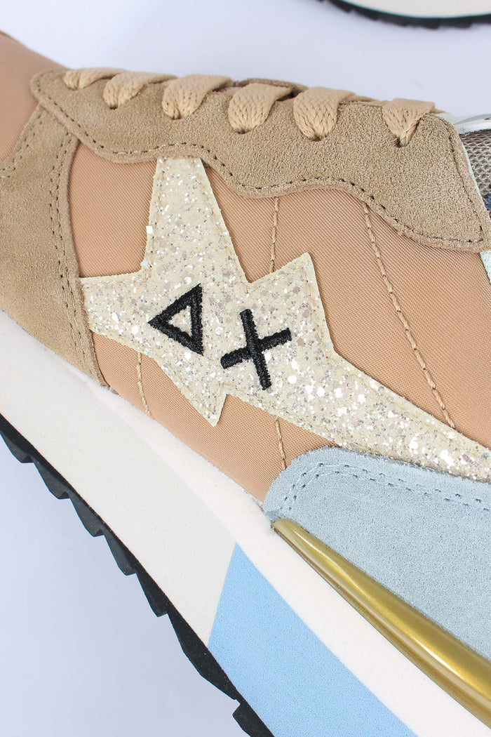 Sneakers  Stargirl Glitter Logo Beige-10