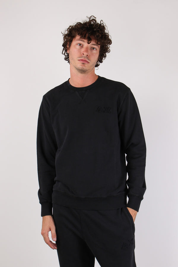 Felpa Girocollo Delavee Nero