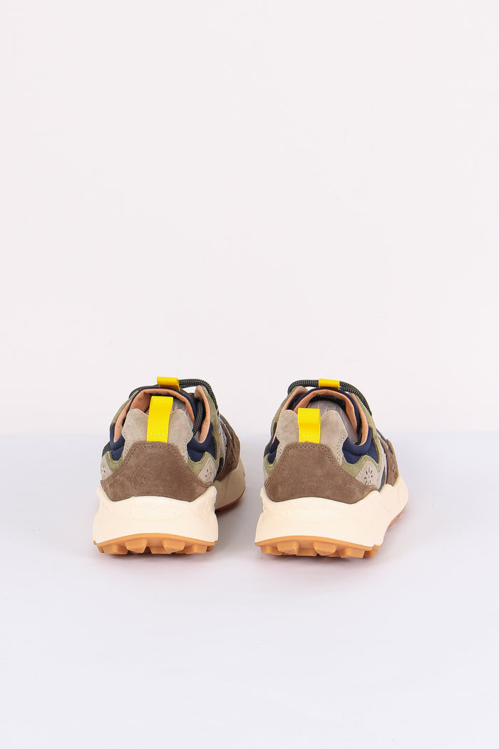 Sneakers Yamano 3 Suede/nylon Dark Grey/brown-3