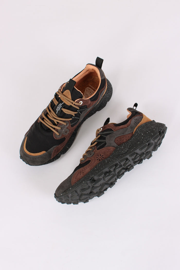 Sneakers Yamano 3 Suede/nylon Dark Grey/black-5