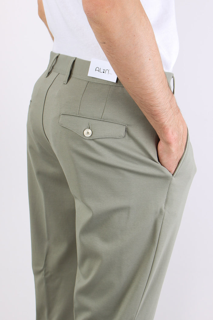 Cremino Pantalone Punto Milano Salvia-5