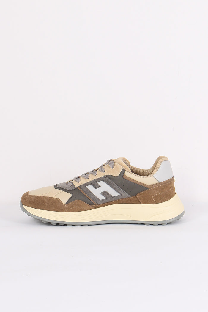 Sneaker Hyperlight Camoscio Marrone/beige-6