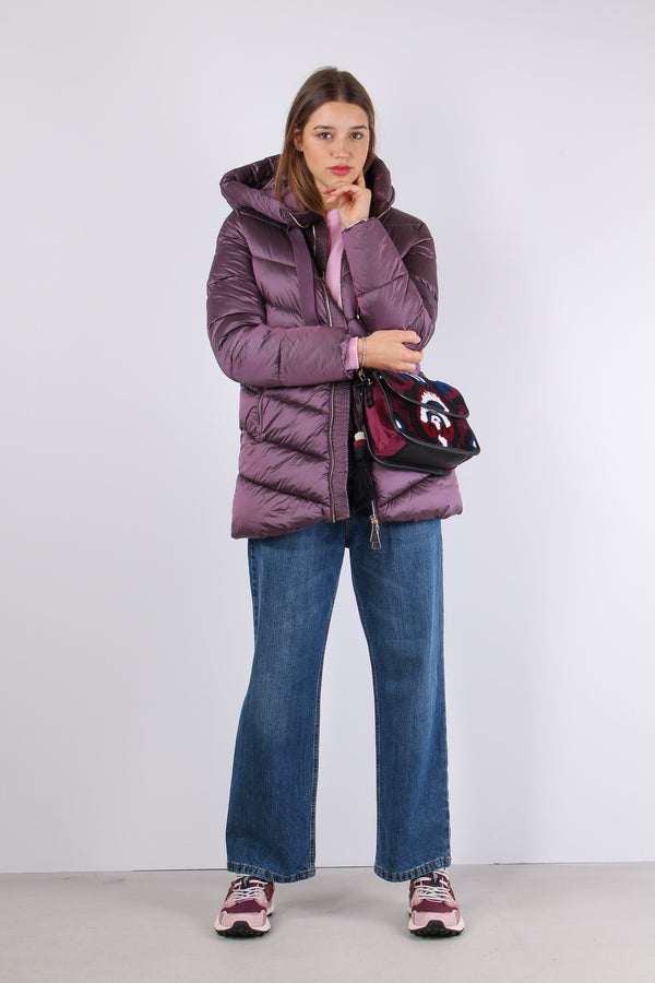 Piumino Svasato Glicine