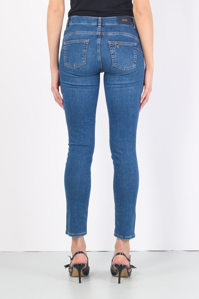 Jeans Ideal Basico Denim Scuro-3