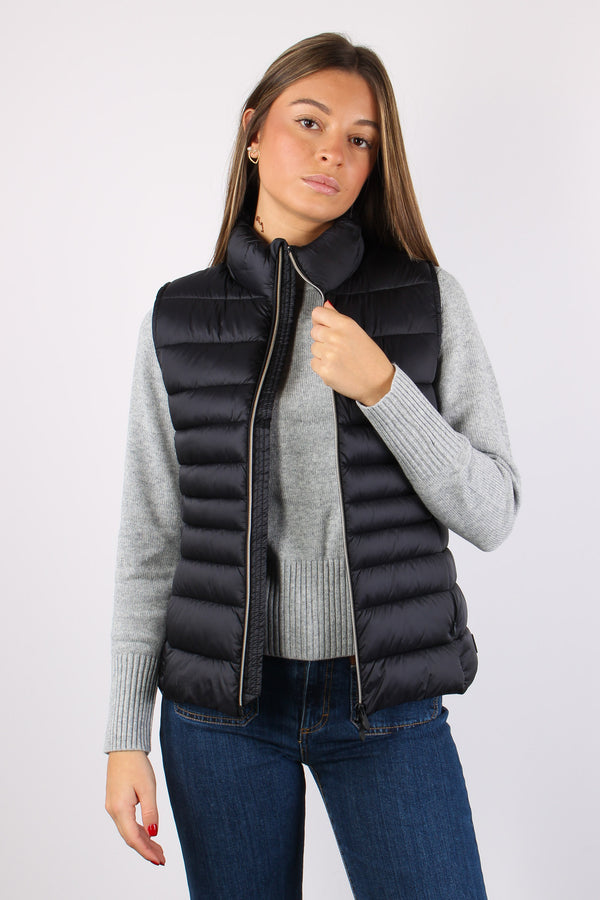 Lynn Gilet Piuma Black-2