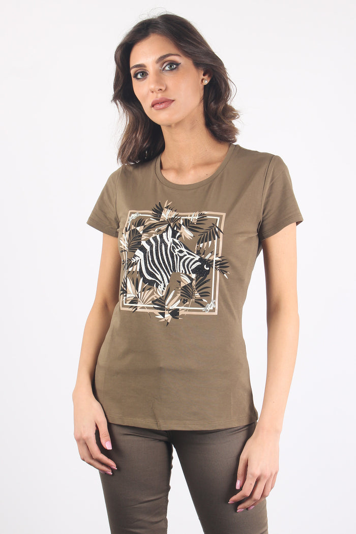 T-shirt Stampa Zebra Olivand Zebra-4