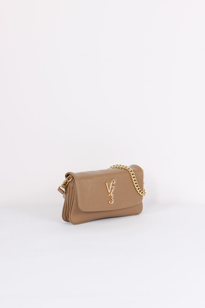 Louise Pochette Logo Taupe-6