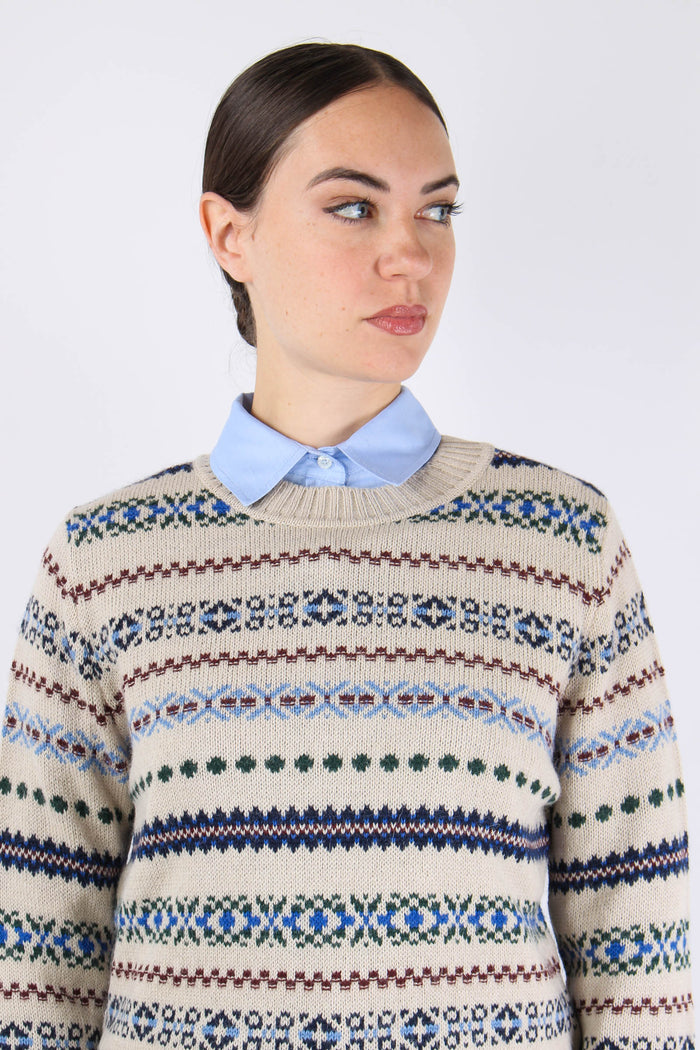 Quirite Maglia Fantasia Fairisle Work-8