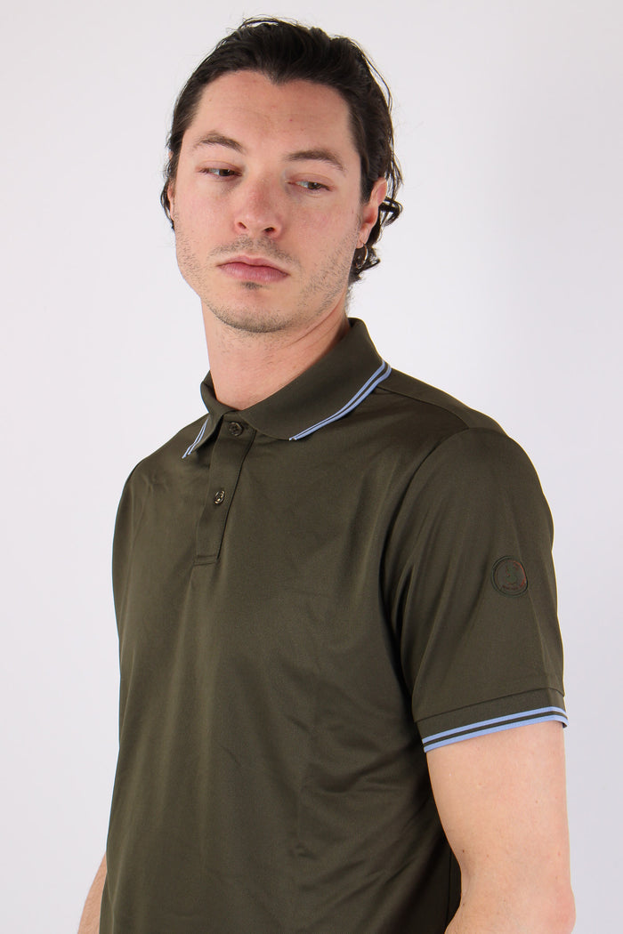 Hari Polo Collo Righe Snake Green-8