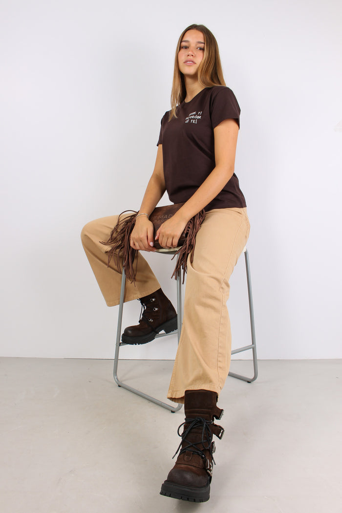 T-shirt Ricamo Non Ti Scordare Cioccolato-6