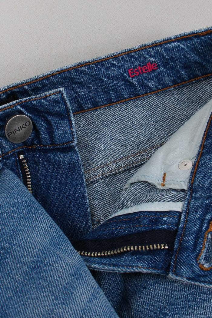 Estelle Jeans Morbido Vintage Blu Denim-8