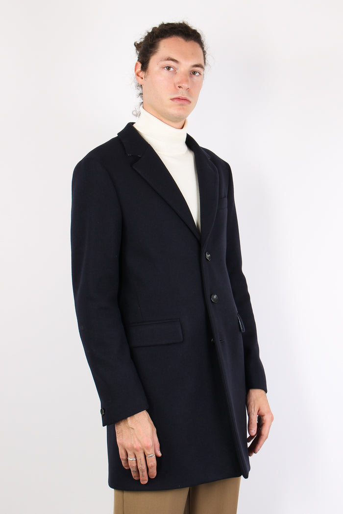 Nebbia Cappotto Classico Blu-2