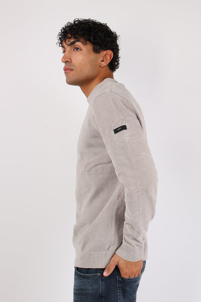 Maglia Girocollo Ciniglia Stone-3