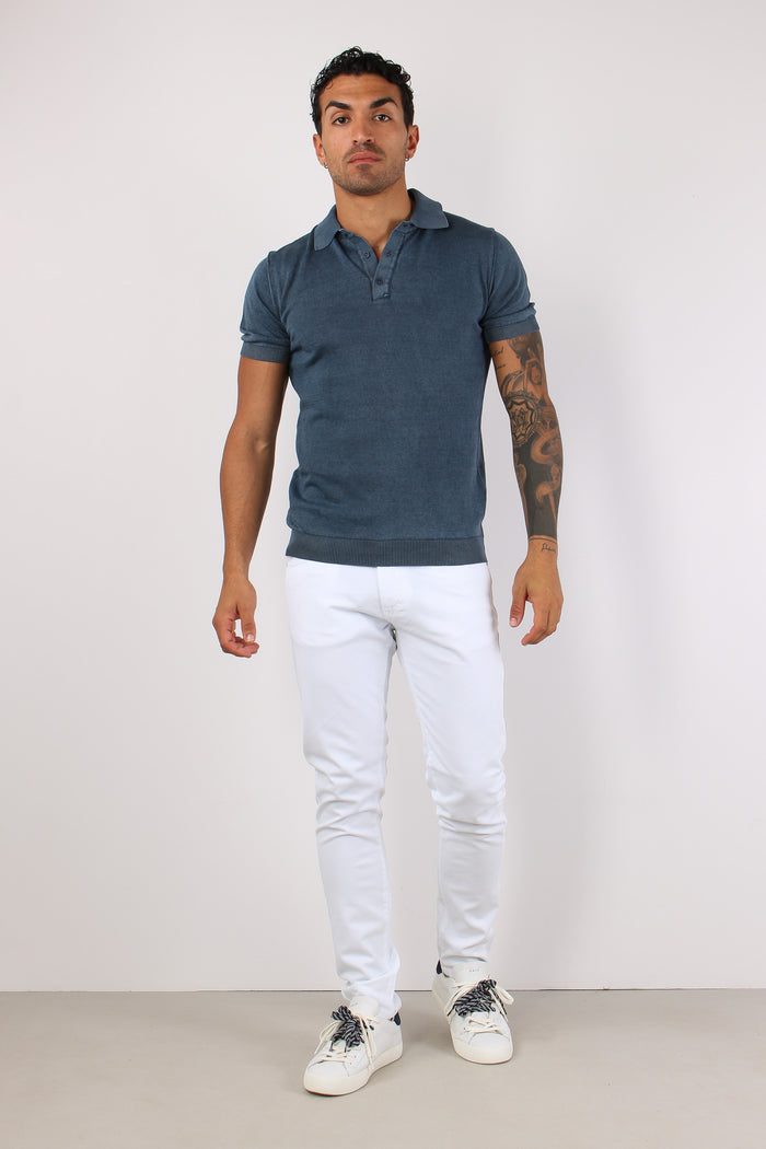 Pantalone Gabardina Modal Bianco