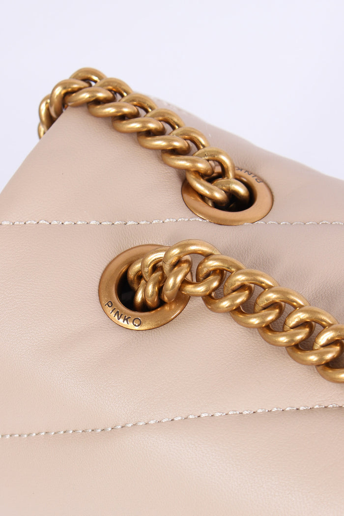 Tracolla  Love Puff Classic Beige/grigio-7