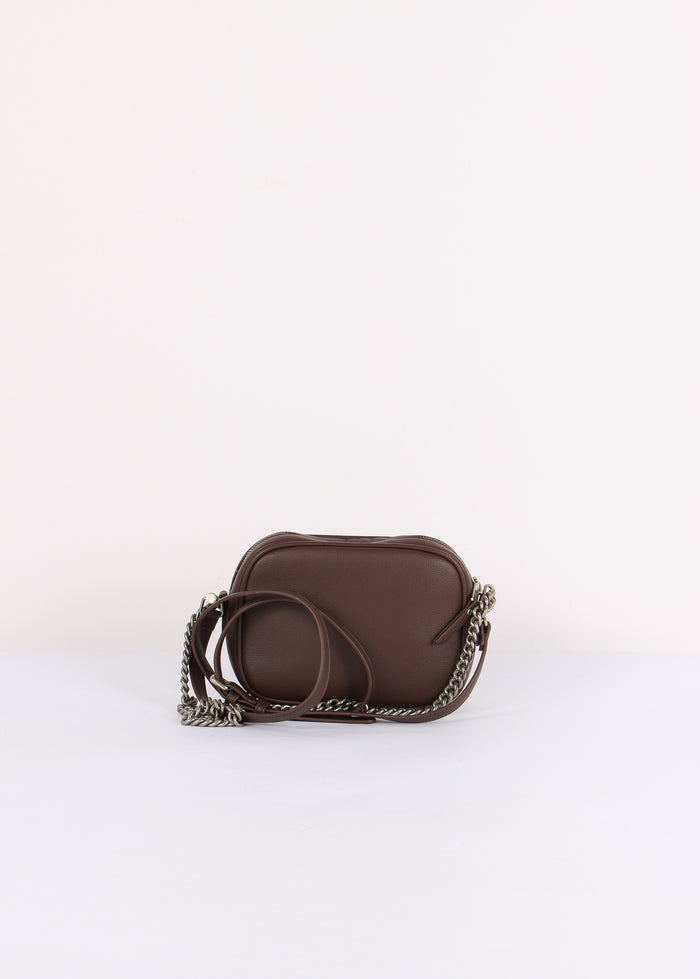 Camera Bag Maxi Logo Rilievo Moro-3