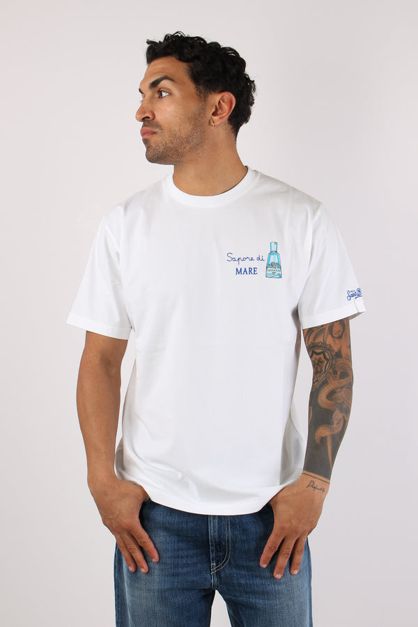 T-shirt Scritta Ricami  Sapore