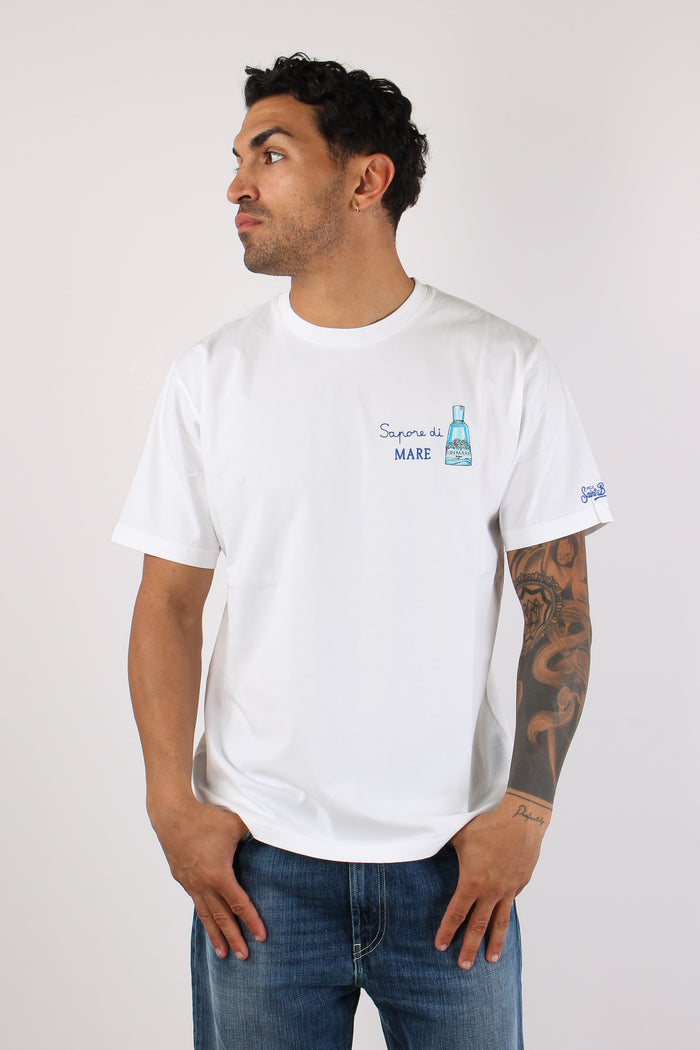 T-shirt Scritta Ricami  Sapore