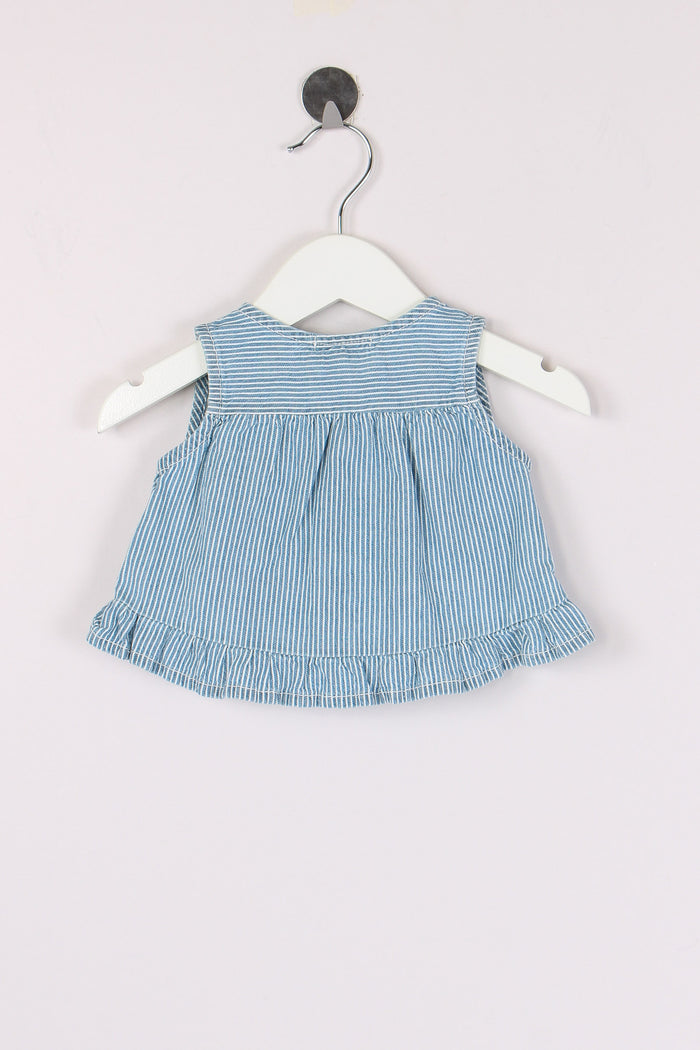 Top Smanicato Riga Denim-2
