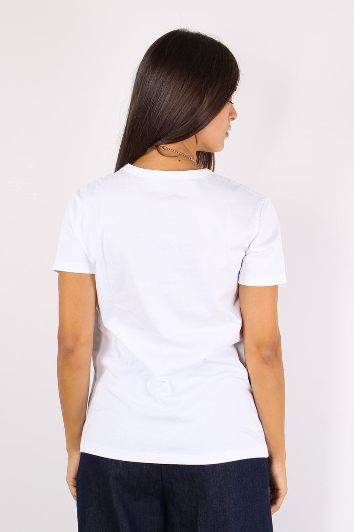 Monile T-shirt Catena Collo White-3