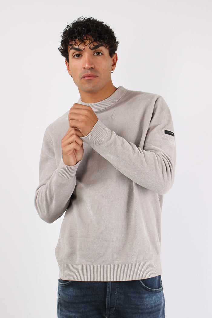 Maglia Girocollo Ciniglia Stone-4