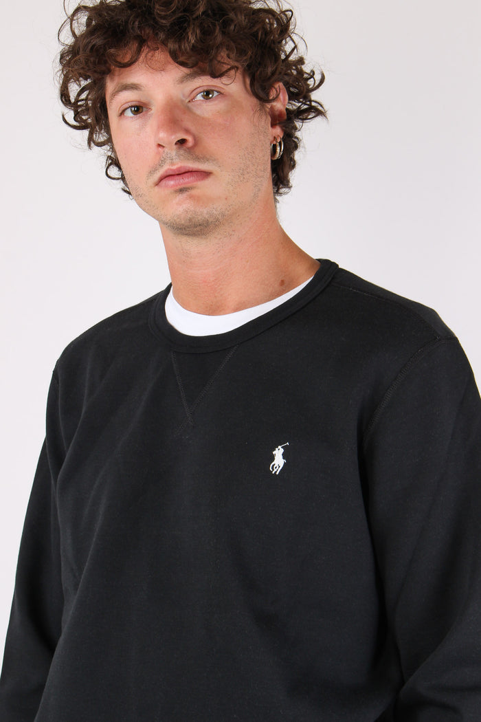 Felpa Girocollo Polo Black-6