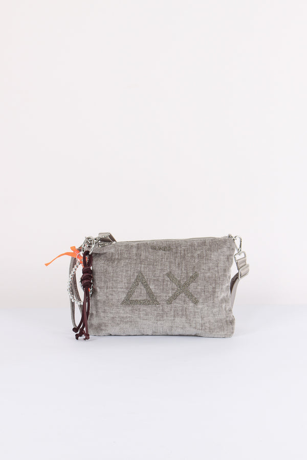Pochette Velluto Grigio