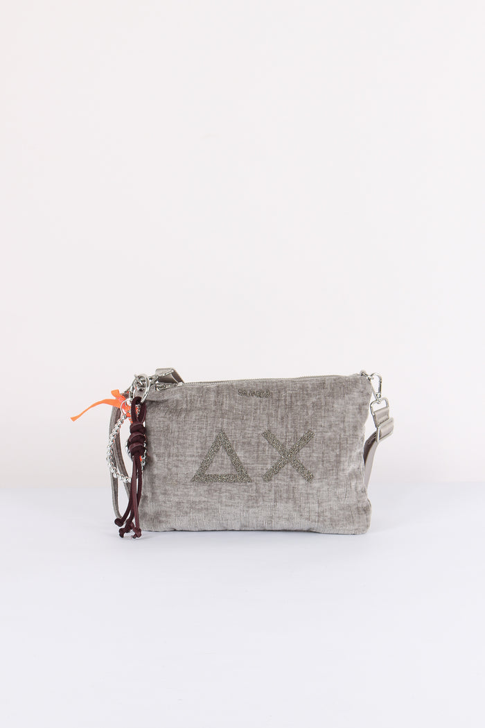 Pochette Velluto Grigio