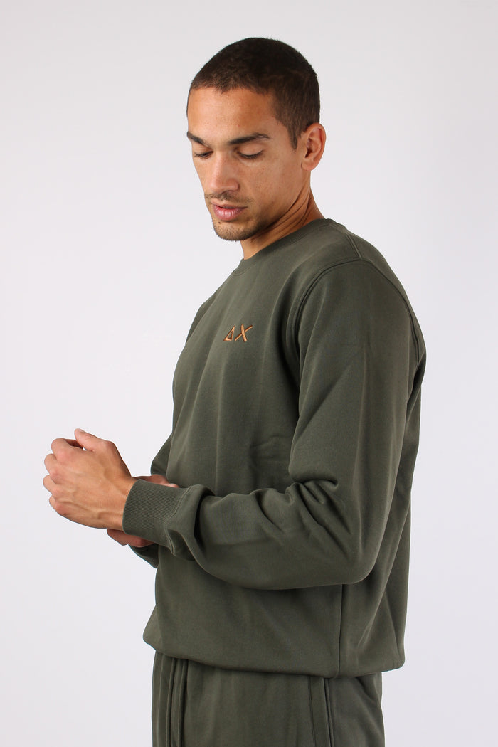 Felpa Girocollo Militare-3