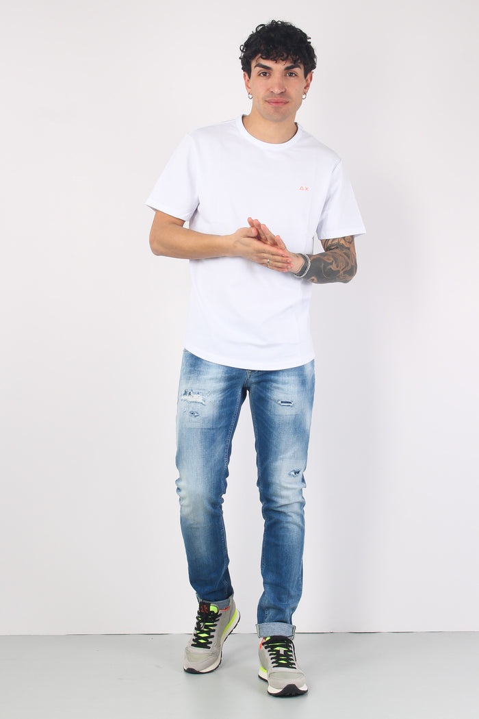 T-shirt Pique Bianco-4