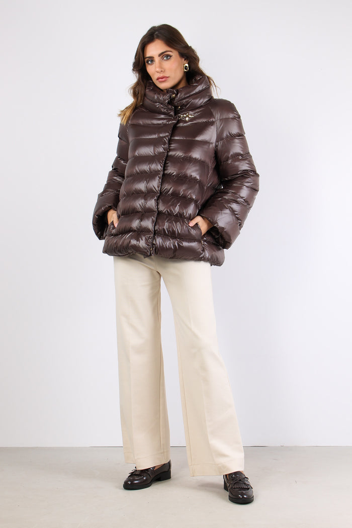 Piumino Cappa Gancio Cioccolato-3