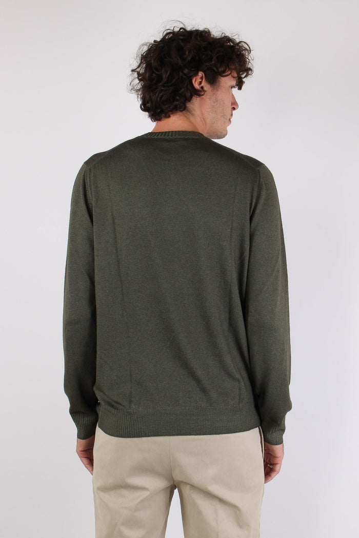 Maglia Girocollo Delavee Militare-6