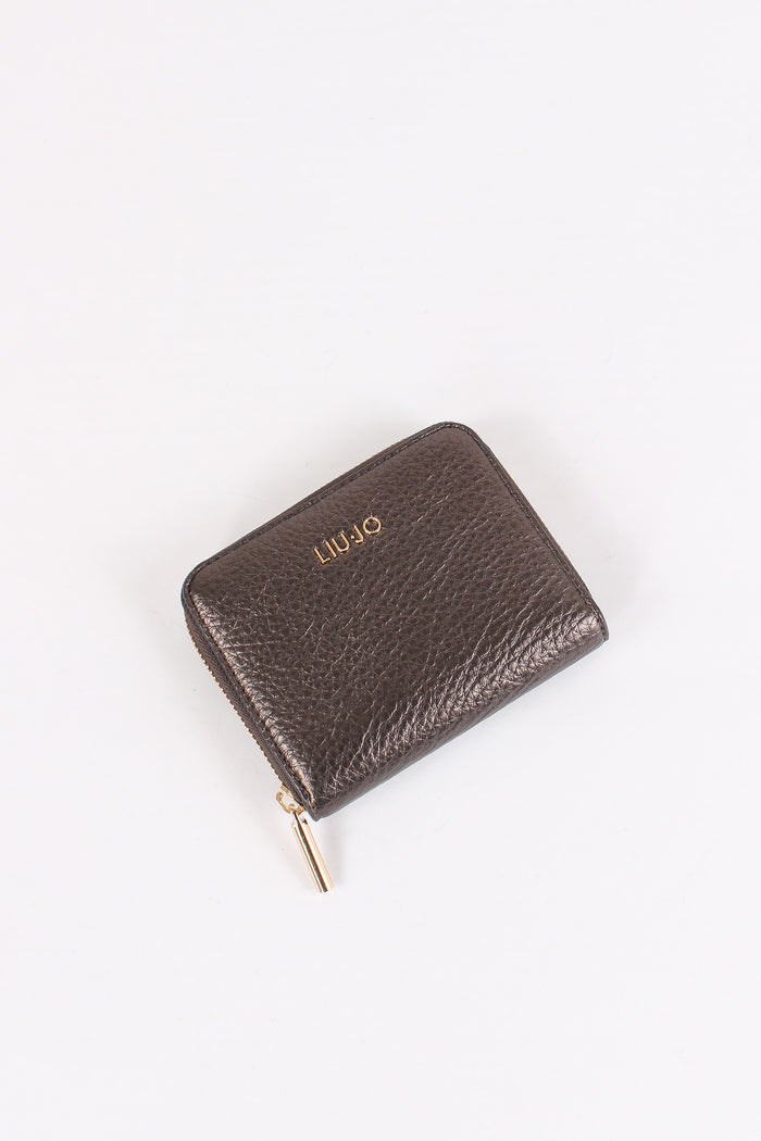 Portafoglio Zip Around Medio Moro Light-4