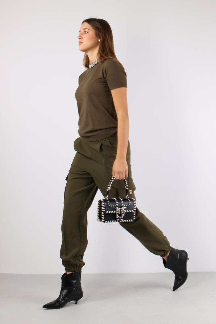 Teclana Pantalone Cargo Tessut Beech-7