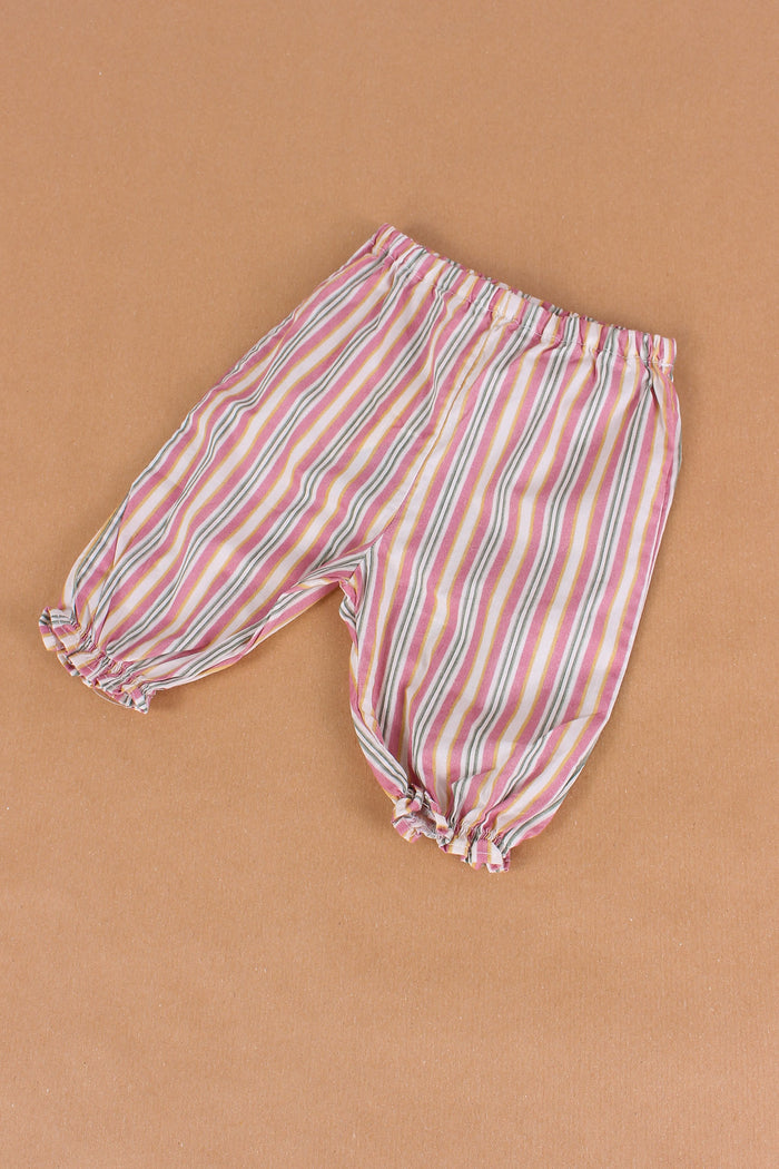 Pantalone Fantasia Elastico Fondo Rose/stripes-3