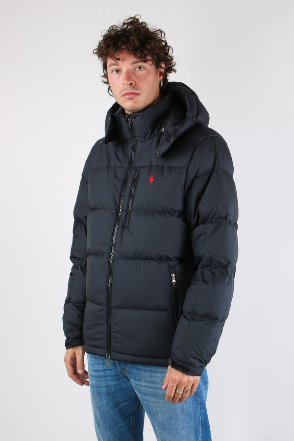 Piumino Cappuccio Polo Black-2