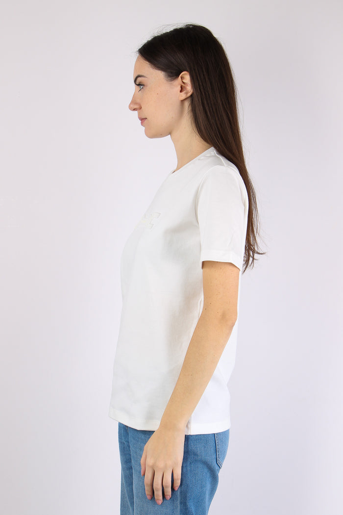 T-shirt Slim Logo Gesso-3