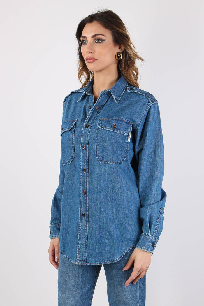 Camicia Denim Mostrine Spalla Denim-7