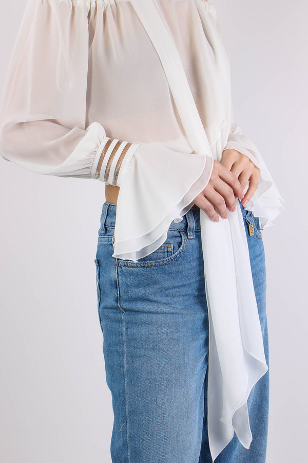 Camicia Fiocco Avorio/bianco-2