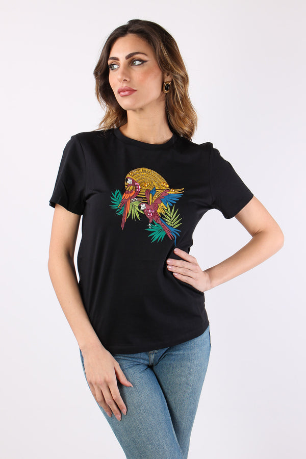 T-shirt Stampa Tucano Nero