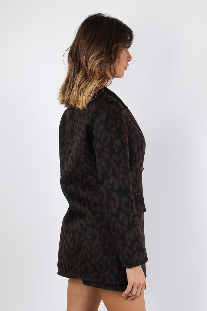 Cappotto Corto Doppiopetto Leopard-5