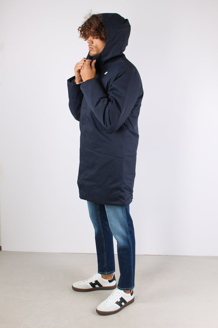 Giubbotto Lungo Inserto Marmot Blue-2