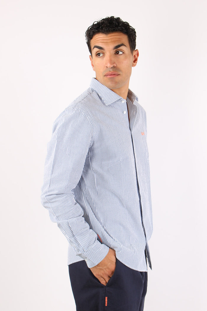 Camicia Fancy Riga Navy/bianco-6