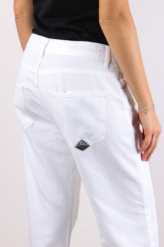 Denim Boyfriend Tencell Optic White-7