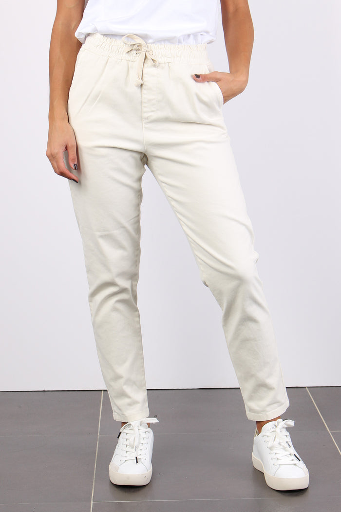 Pantalone Coulisse Burro-2