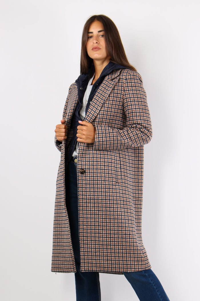 Didier Cappotto Pied De Poule Fango/blu-4