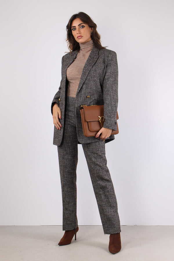 Pugliese Pantalone New York Zi Nero/marrone