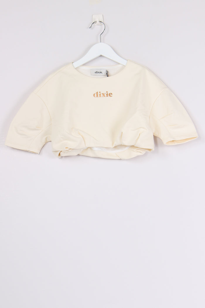 Felpa Mezza Manica Almond Milk